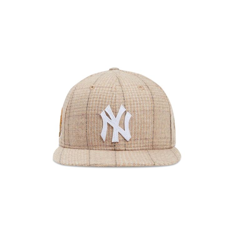 Kith x New Era For New York Yankees Plaid Fitted Hat Canvas