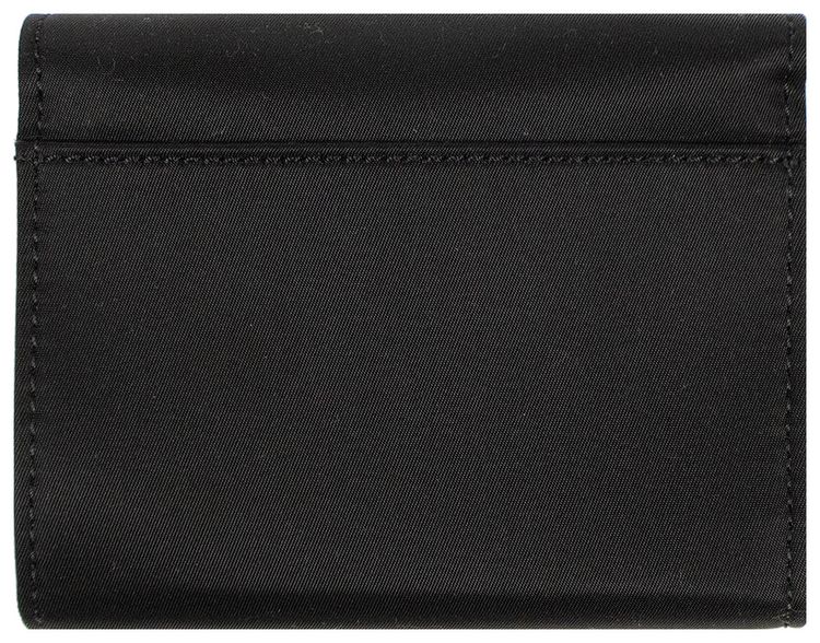 Off White Nylon Logo Small Wallet Black