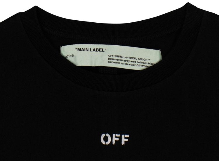 Off White Skulls Short Sleeve T Shirt Black