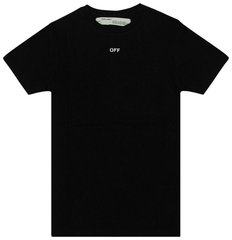 Off White Skulls Short Sleeve T Shirt Black