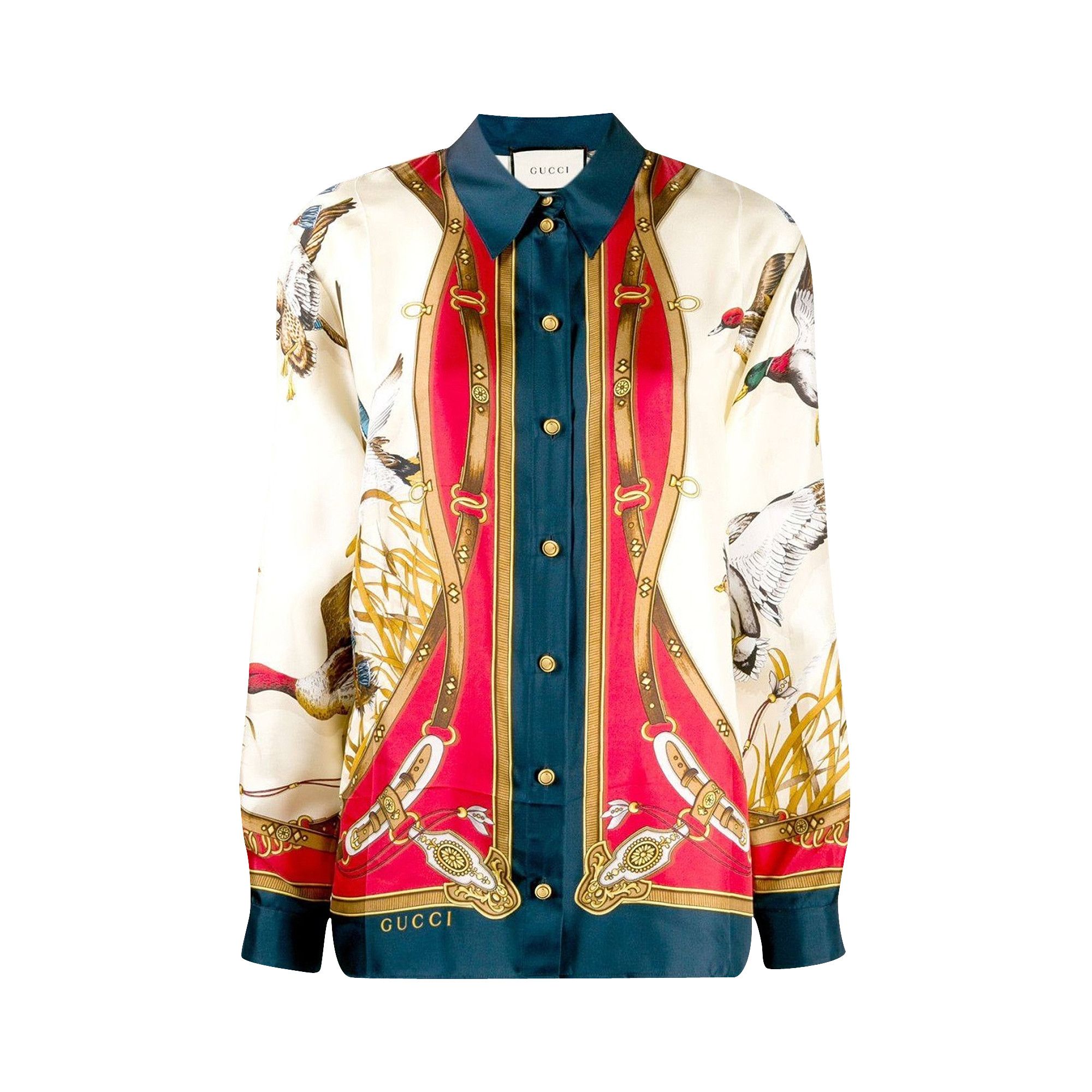 Gucci bird shirt best sale