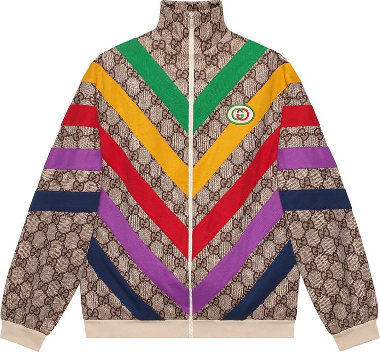Buy Gucci GG Supreme Print Jacket 'Beige/Ebony' - 580579 XJBGT 2270 | GOAT