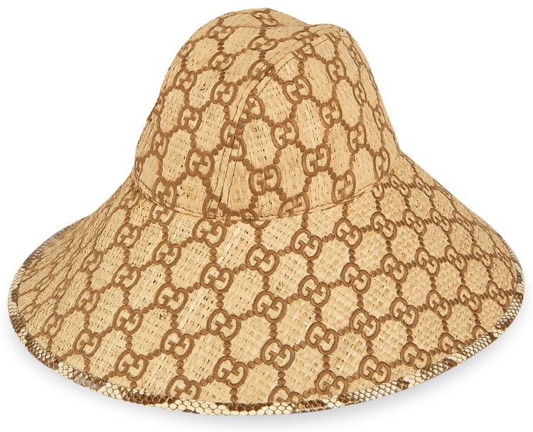 Gucci gg raffia wide brim hat clearance