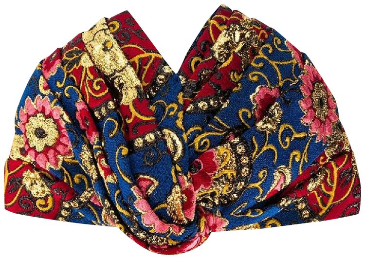Gucci Floral Jacquard Headband SapphirePink