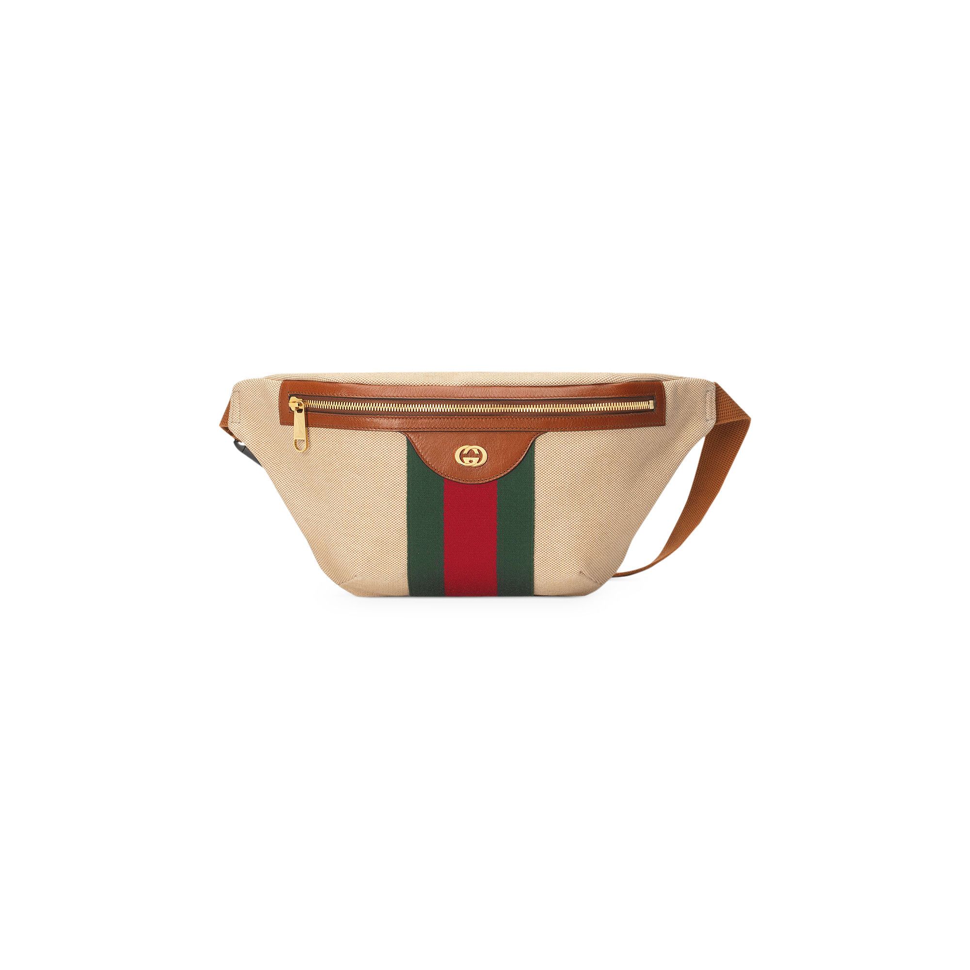Gucci vintage canvas belt bag sales