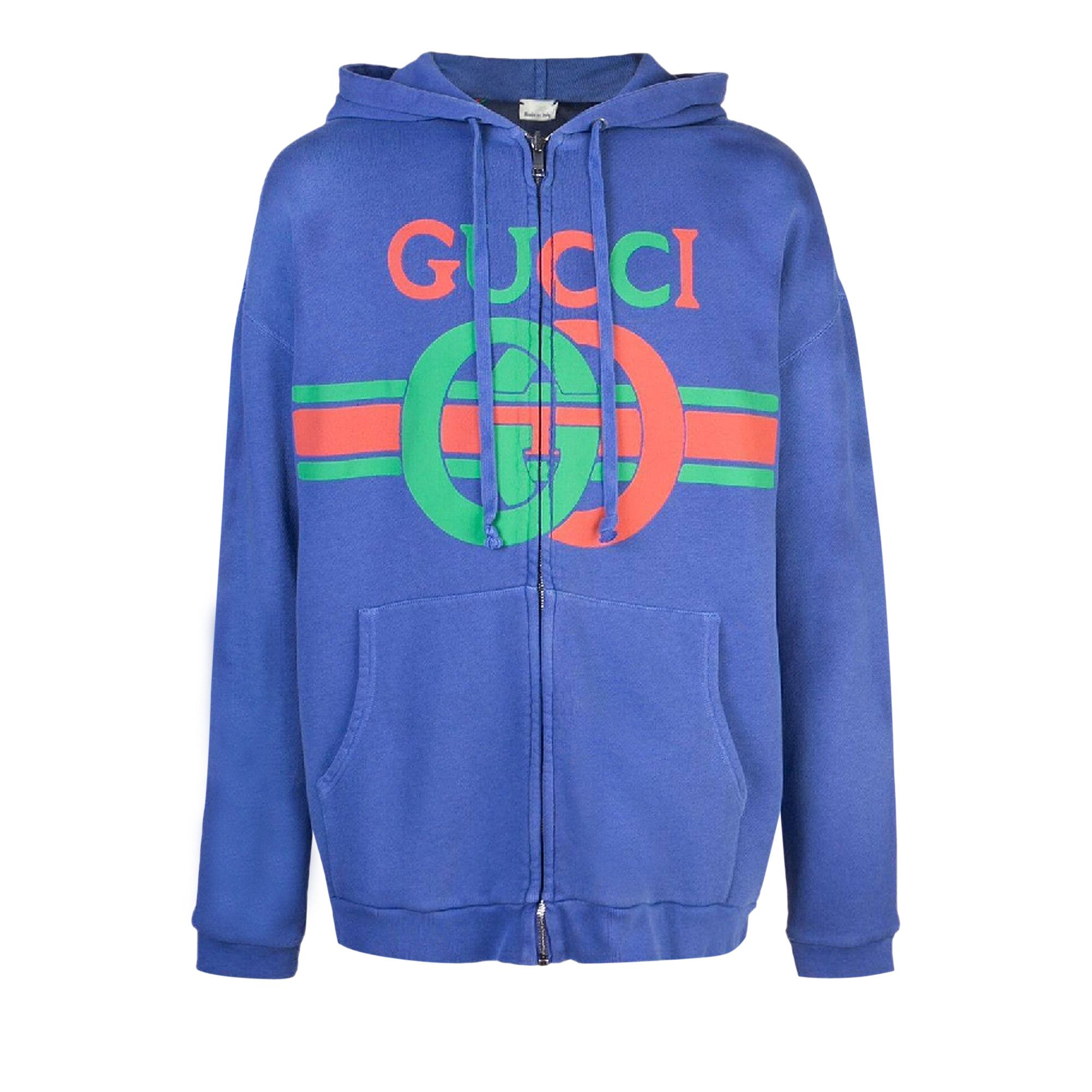 Hooded sweatshirt hotsell with interlocking g