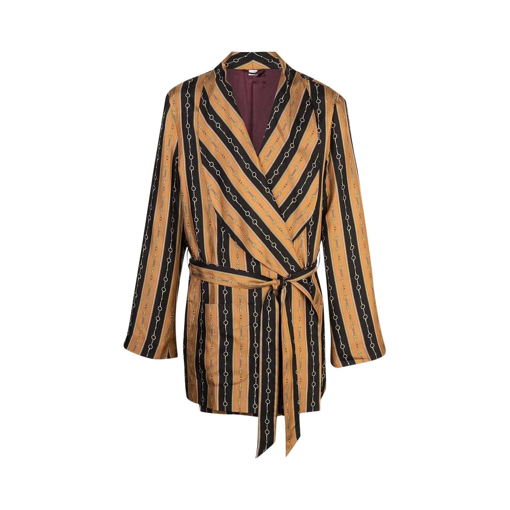 Buy Gucci Chain Printed Dressing Gown Gold 572512 ZABMM 1021 GOAT