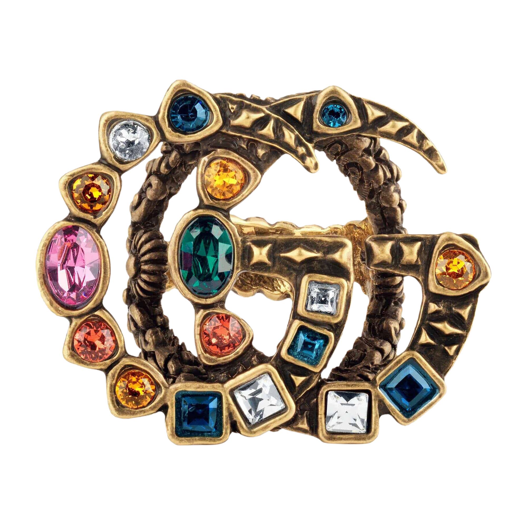 Crystal double outlet g ring