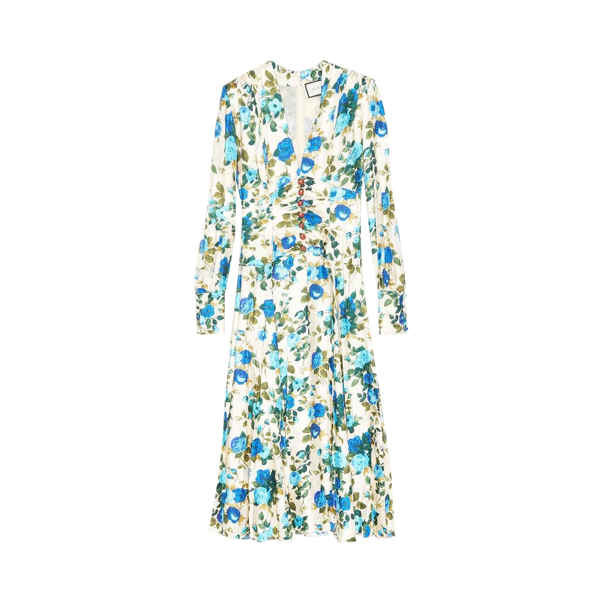 Gucci floral clearance print dress