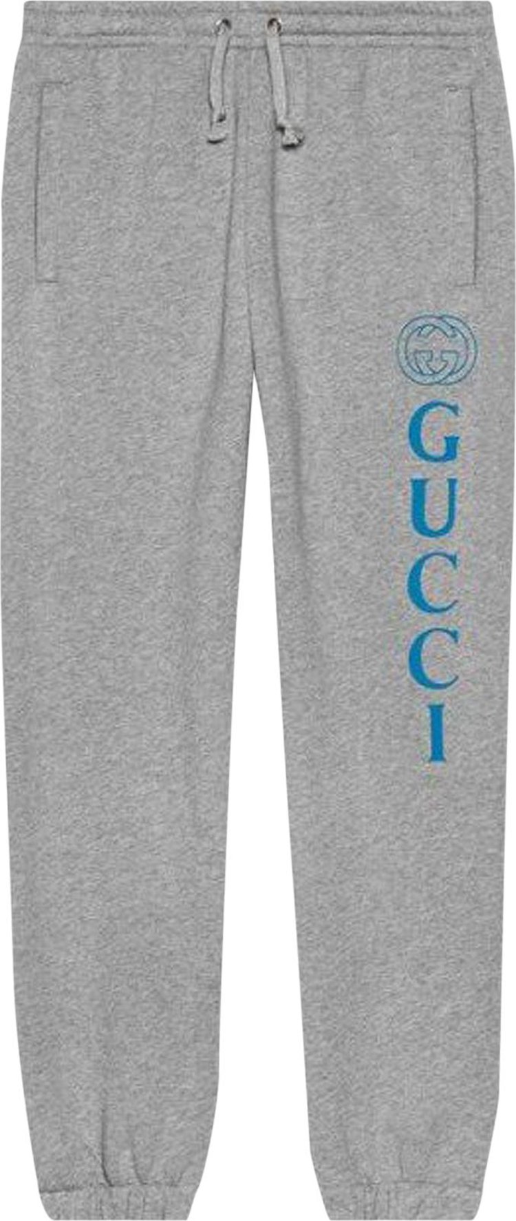 Gucci Logo Drawstring Pants 'Grey'