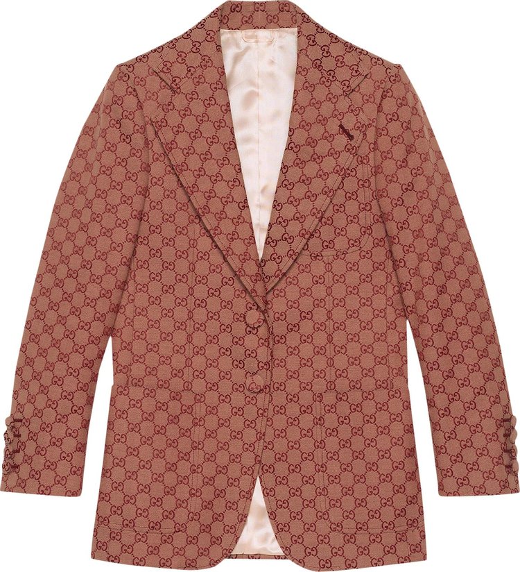 Buy Gucci Gg Wool Canvas Culotte Pants 'Beige/Bordeaux' - 519349 ZKU09 ...