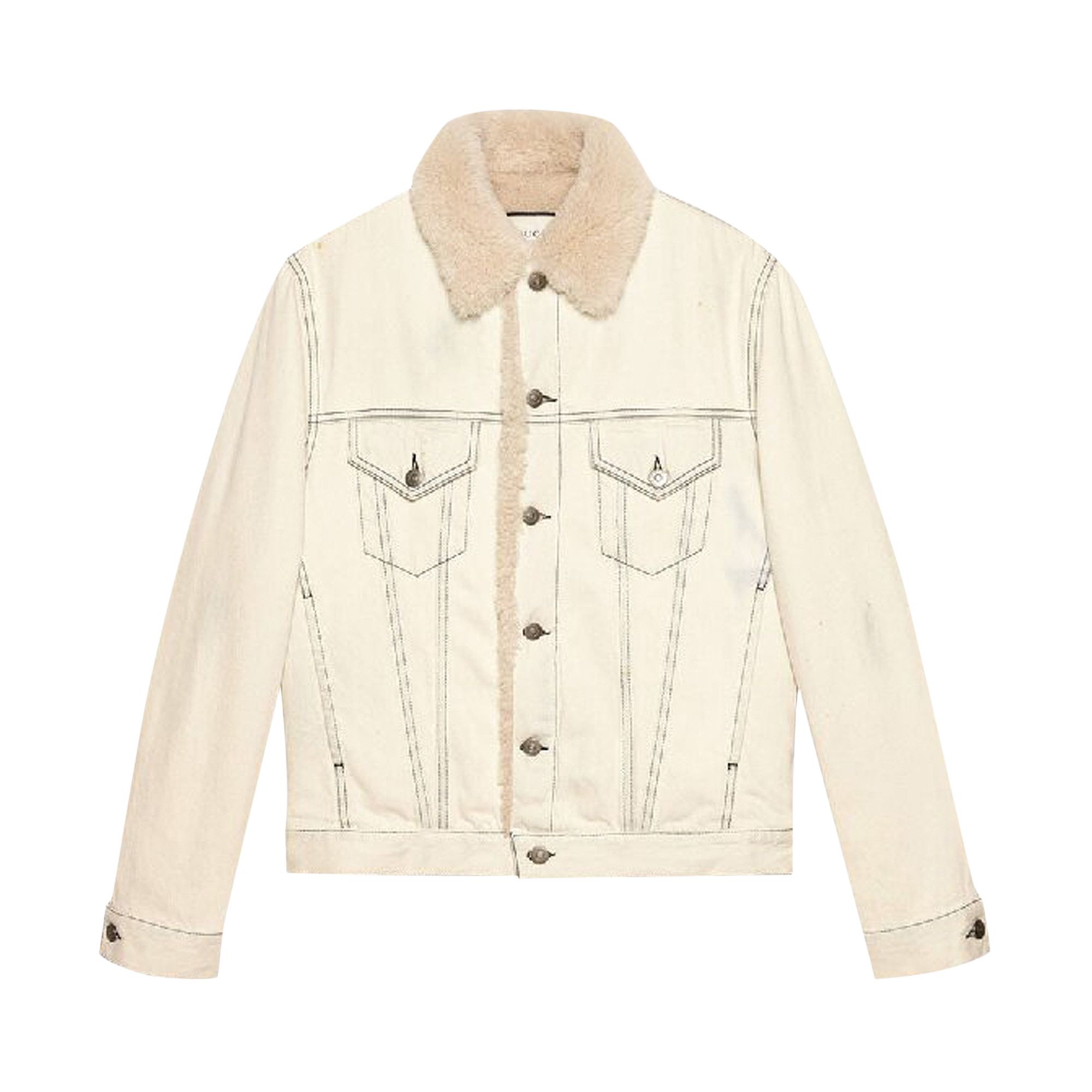 Gucci denim jacket snake sales