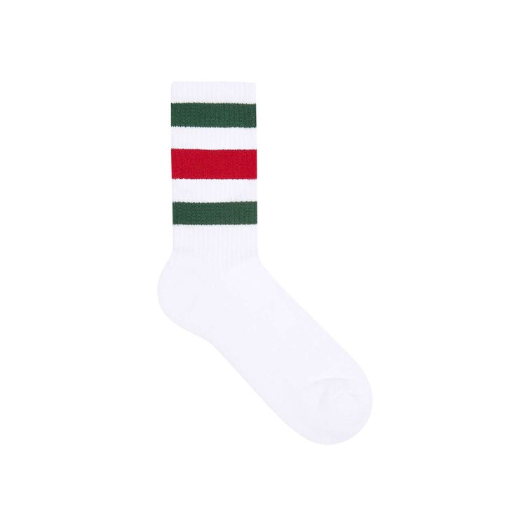 Gucci Stretch cotton socks with Web White