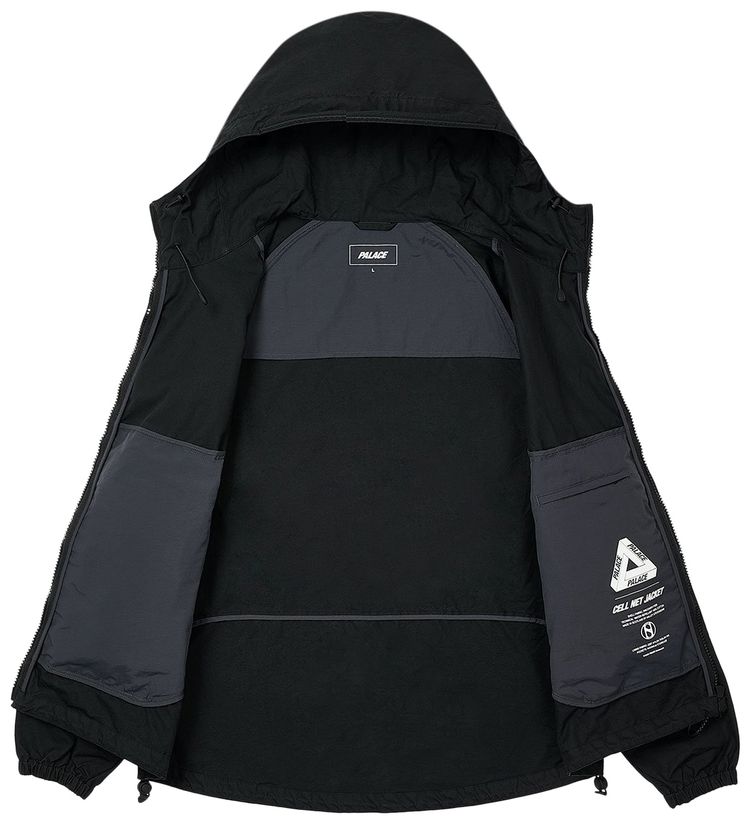 Palace Cell Net Jacket Black