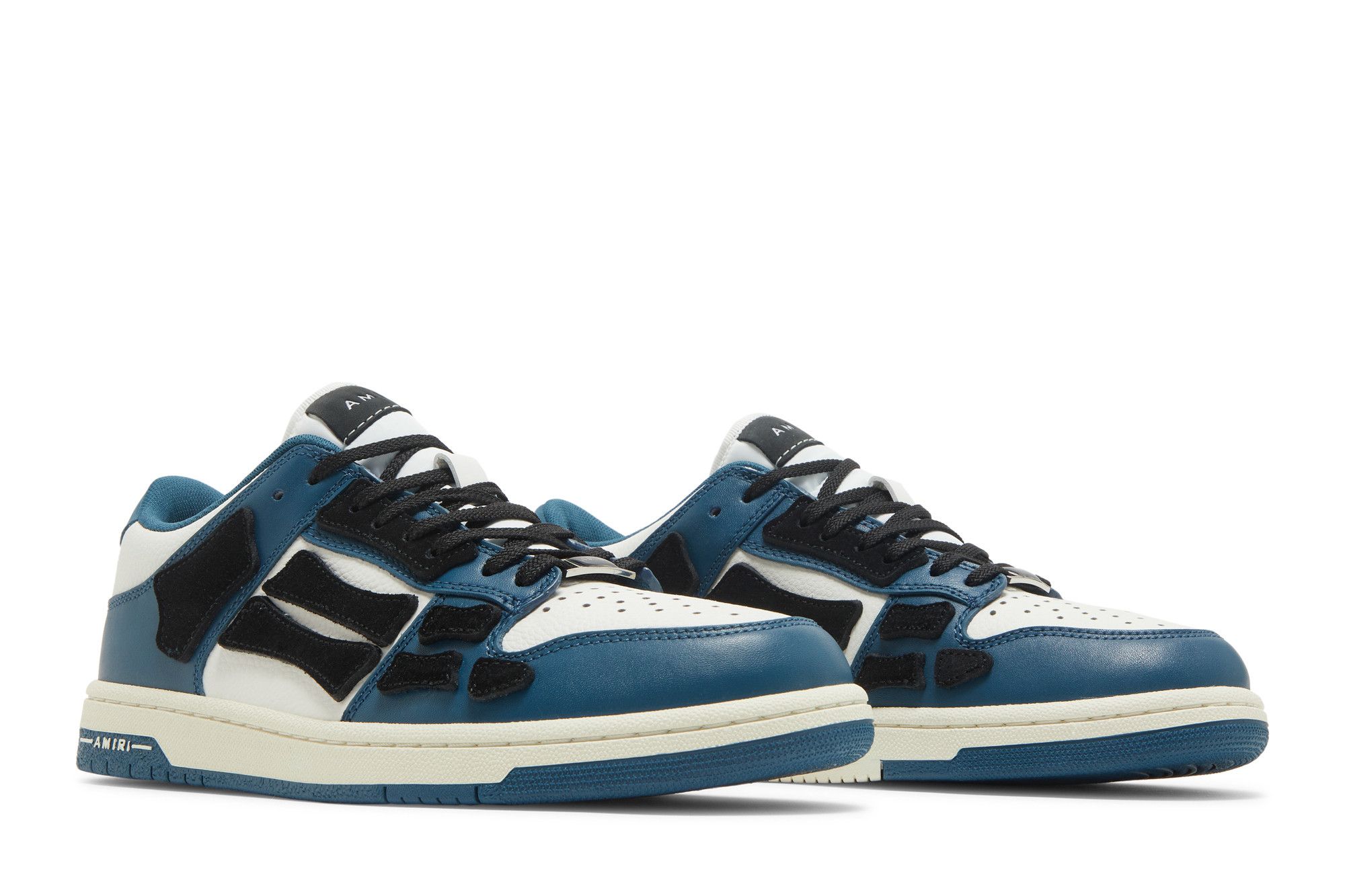 【AMIRI】男性 MA BOAT SHOE スニーカー AMFOLU1001-410 NAVY White & Navy MA Quad MA-1 Sneakers by AMIRI on Sale