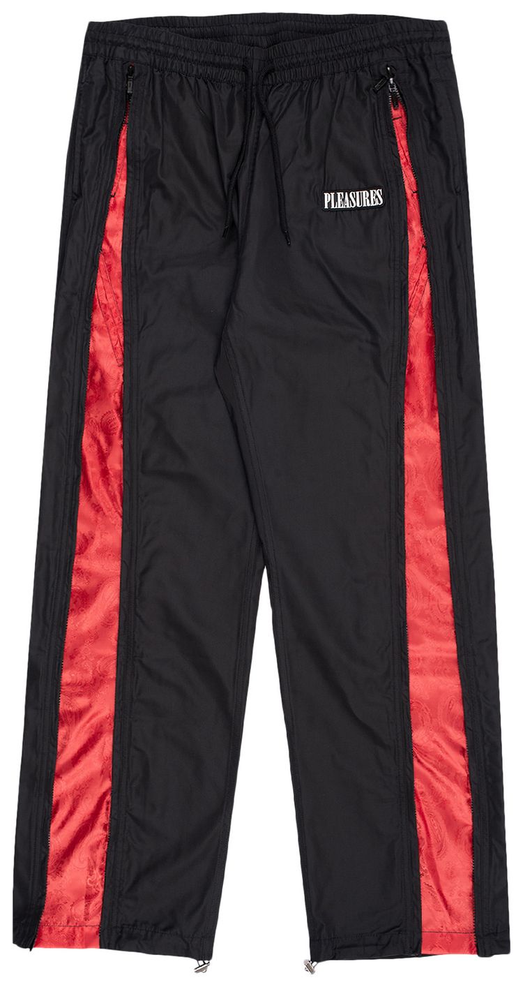 Pleasures Blast Side Zip Track Pant Black
