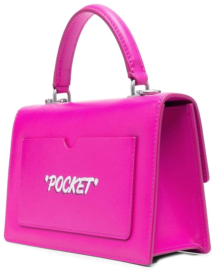 Off White Jitney 14 Tote Bag Pink