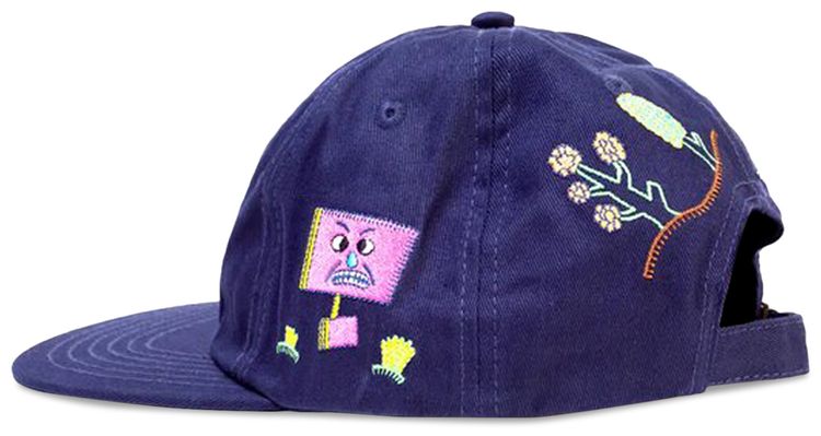 Brain Dead River 6 Panel Cap Navy