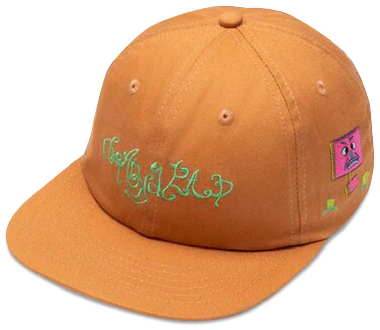 Brain Dead River 6 Panel Cap Duck Brown