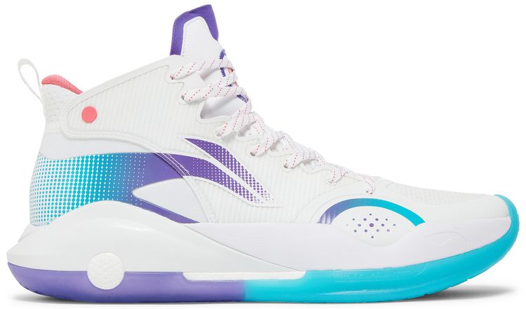Li Ning Yushuai 15 White Purple Turquoise