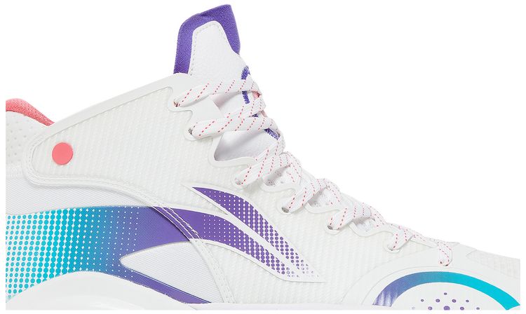 Li Ning Yushuai 15 White Purple Turquoise