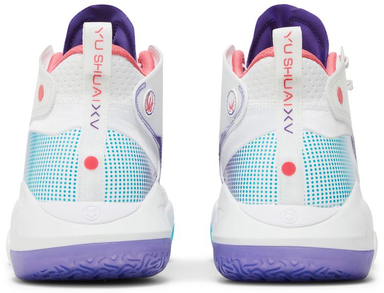 Li Ning Yushuai 15 White Purple Turquoise