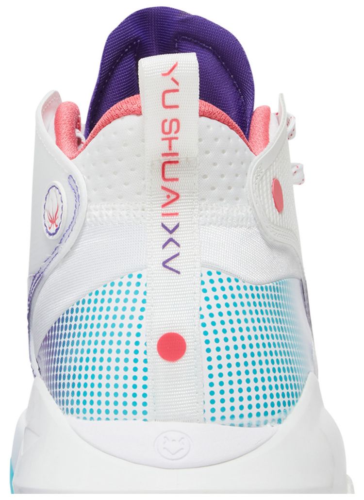 Li Ning Yushuai 15 White Purple Turquoise