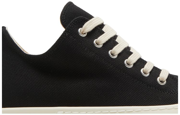 Rick Owens Wmns DRKSHDW Strobe Cotton Denim Low Black Milk