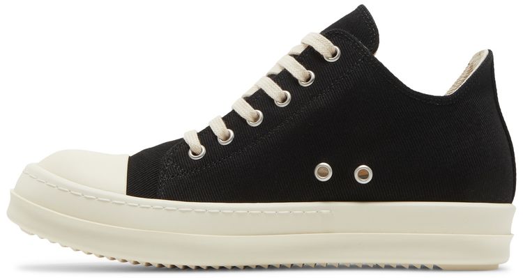 Rick Owens Wmns DRKSHDW Strobe Cotton Denim Low Black Milk