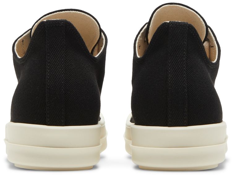 Rick Owens Wmns DRKSHDW Strobe Cotton Denim Low Black Milk