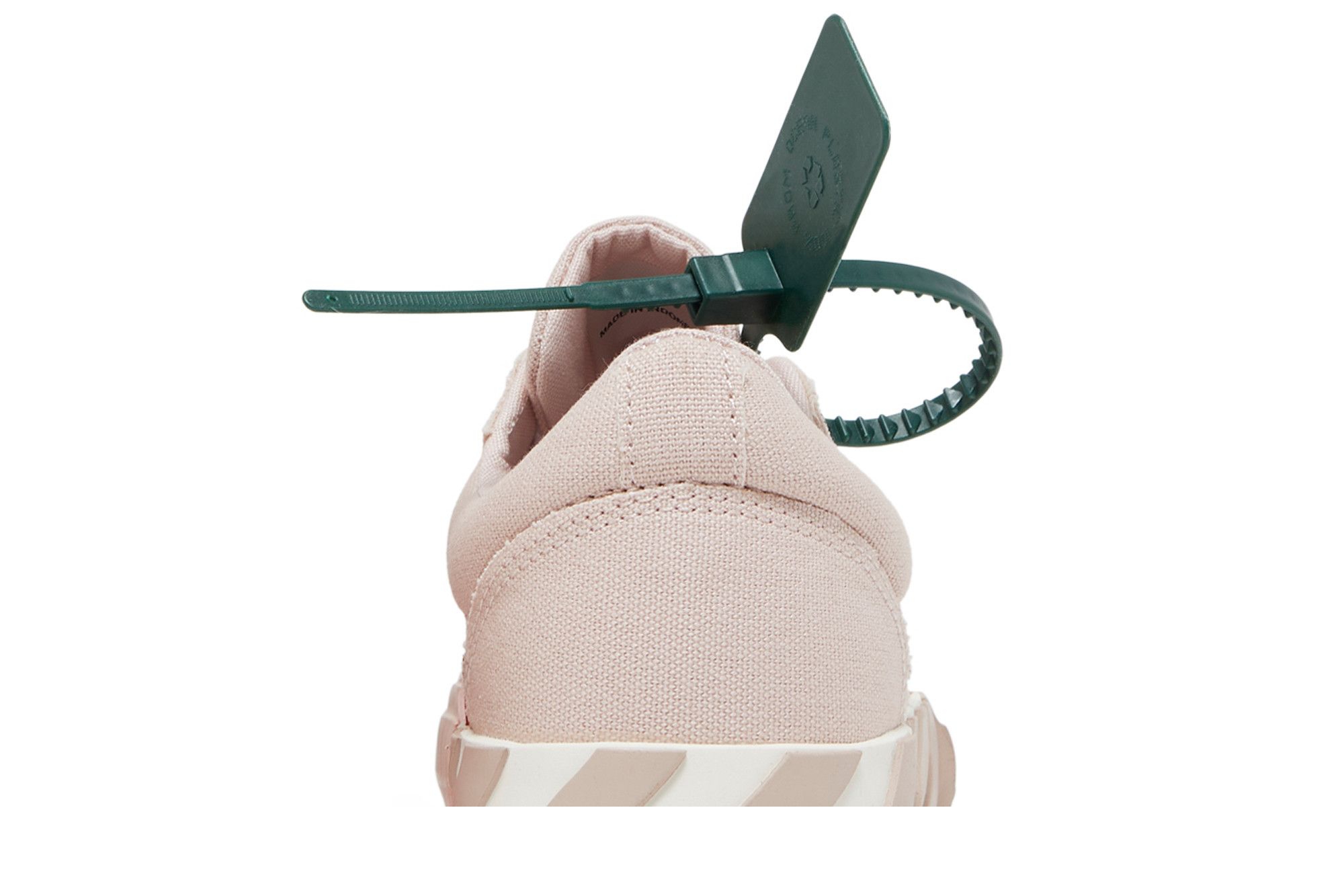 Size 11.0 Off White Wmns Vulc Sneaker Blush Pink