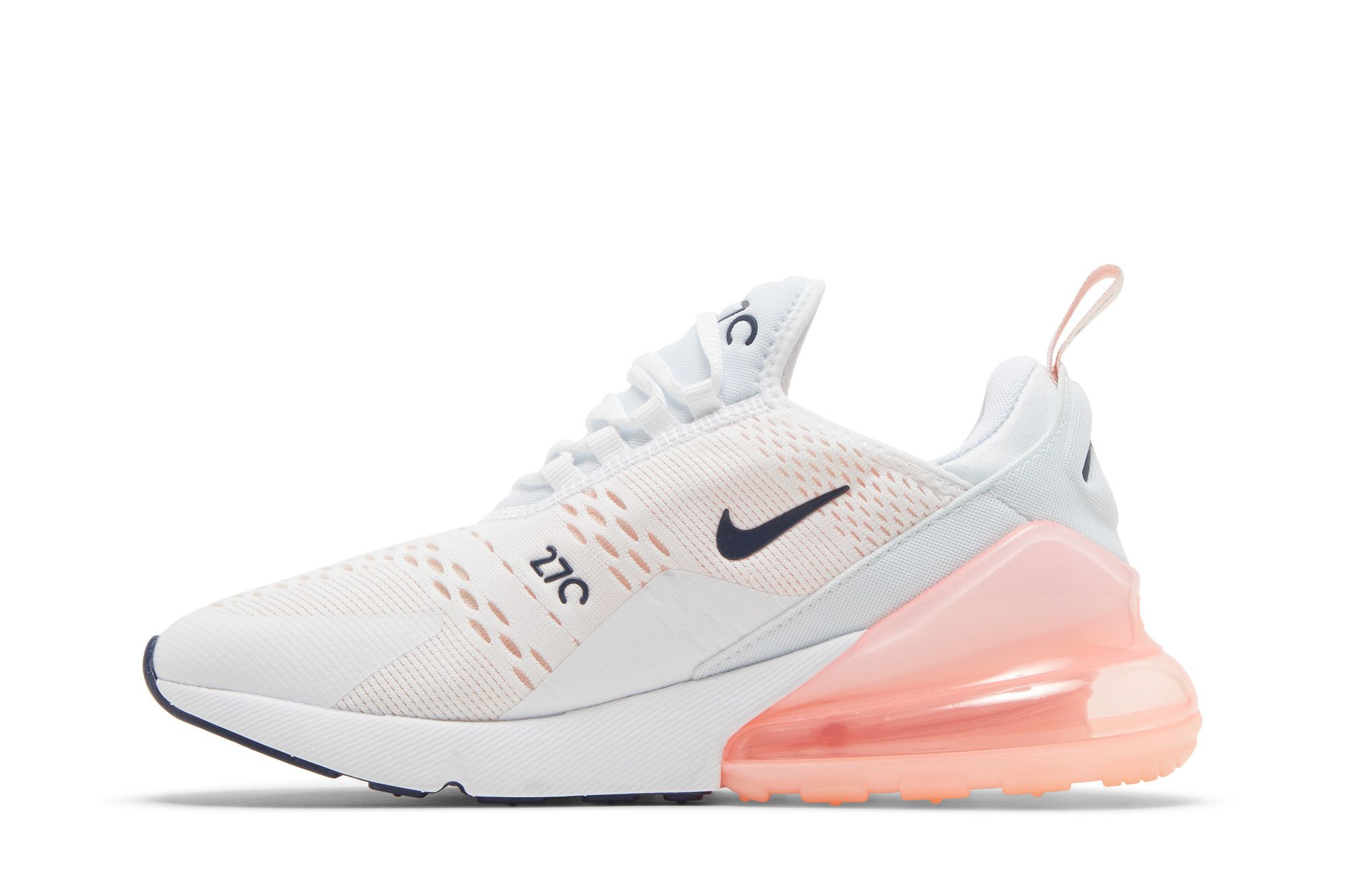 Size 10.0 Wmns Air Max 270 White Bleached Coral
