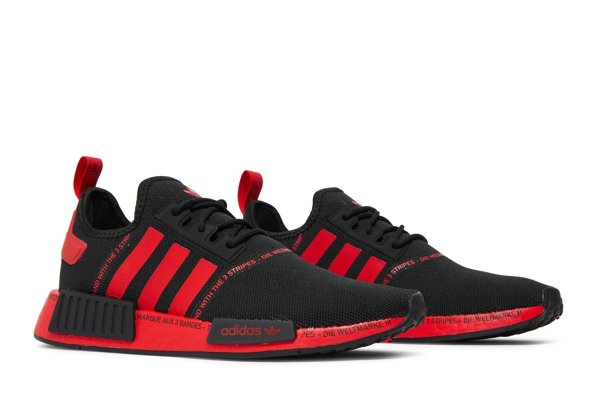 Buy NMD R1 Black Vivid Red HP2971 GOAT