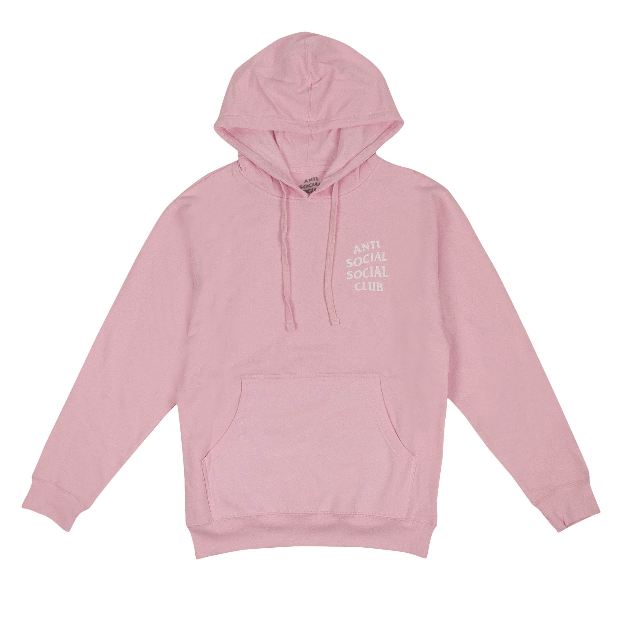 Buy Anti Social Social Club Cherry Blossom Hooded Sweatshirt Pink