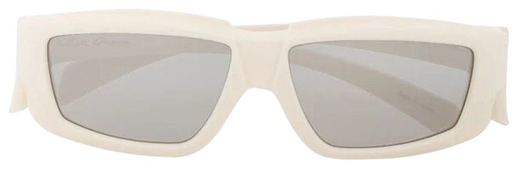Rick Owens Rick Sunglasses CreamSilver