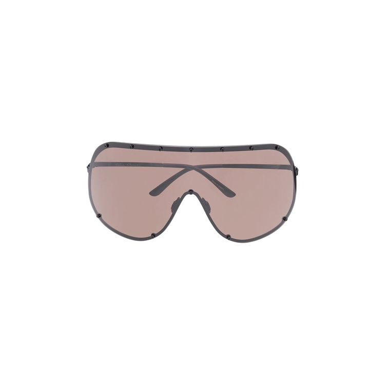 Rick Owens Shield Sunglasses BlackBrown