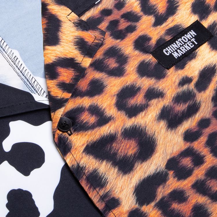 Chinatown Market All Over Animal Print Woven Shirt Multicolor