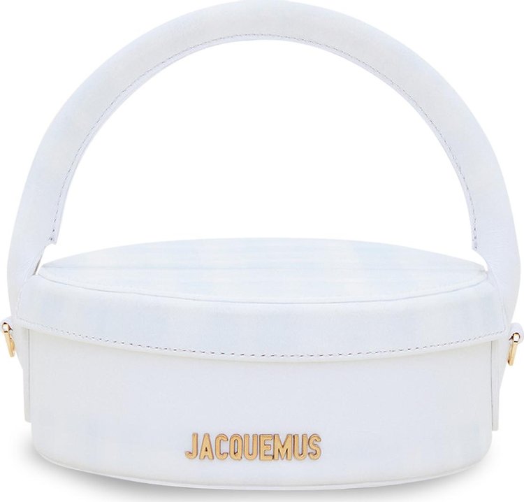 Jacquemus La Boite A Gateaux Handbag 'Blue Checked'