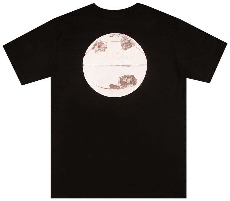 Dior x Daniel Arsham Eroded CD  Basketball 3D Print Tee Black