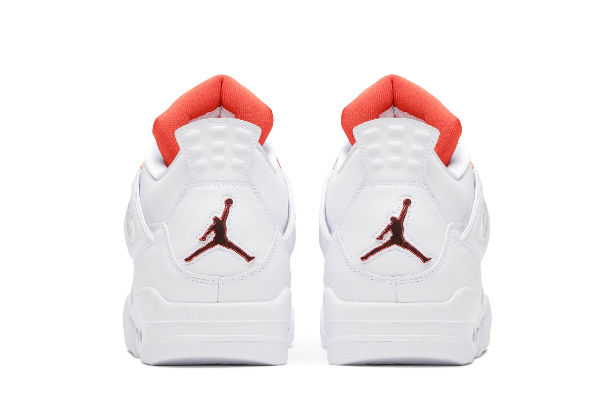 Jordan 4 white and orange discount
