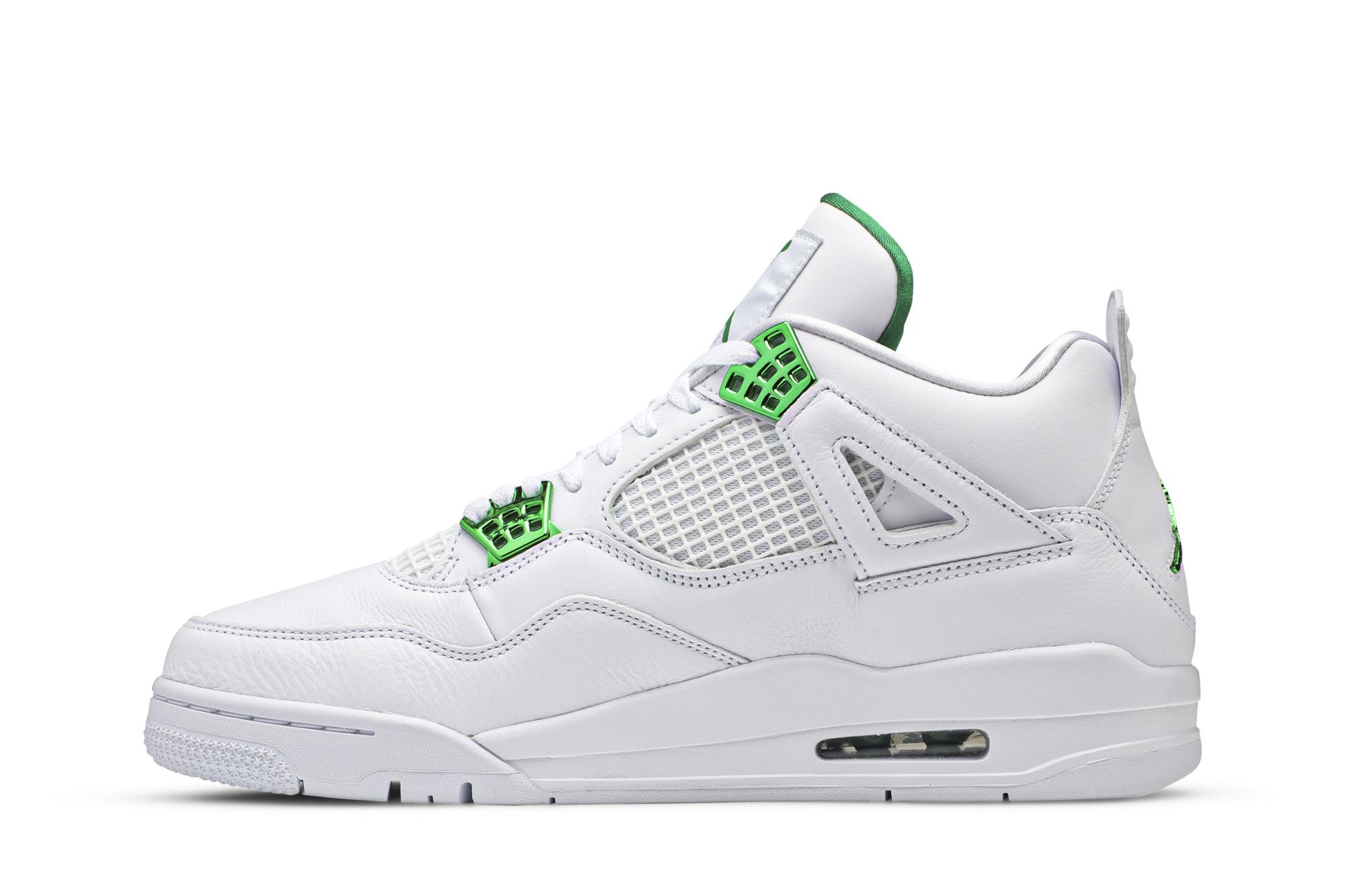 Size 10.5 Air Jordan 4 Retro Green Metallic