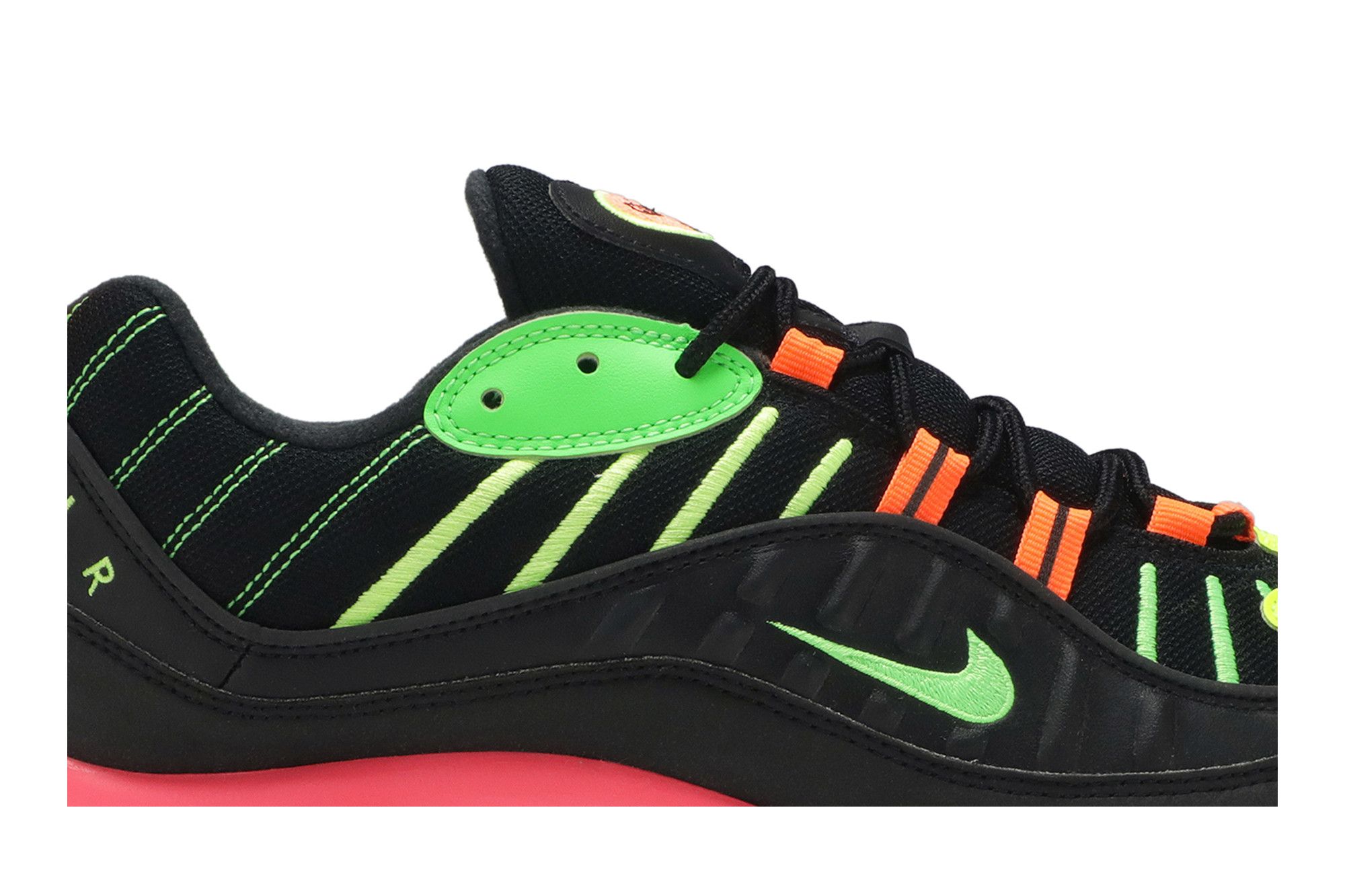 Neon green and orange air max sales