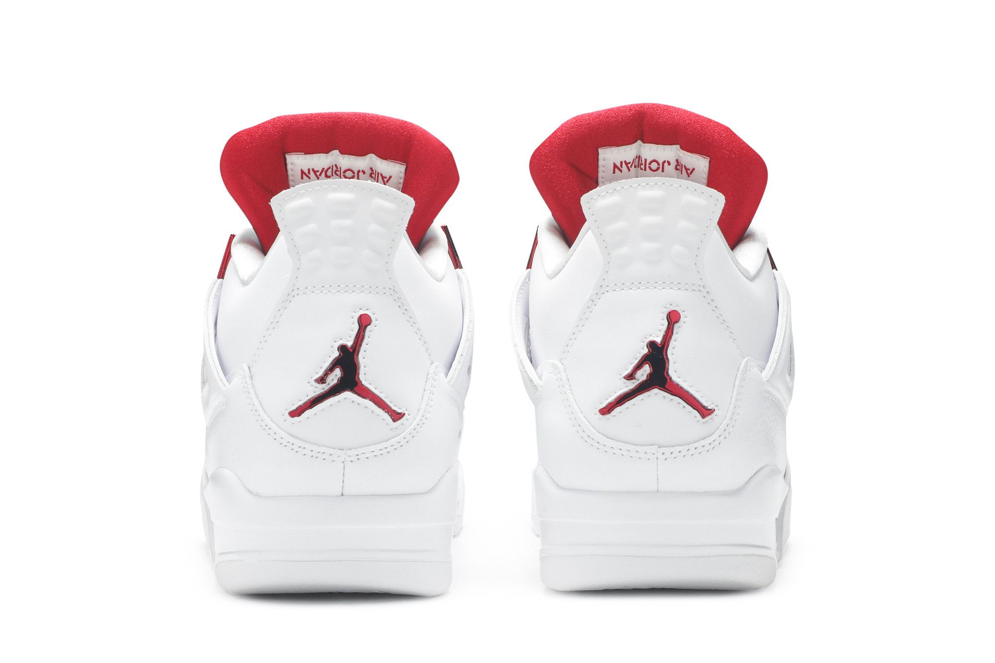 Air jordan 4 red velvet and white best sale