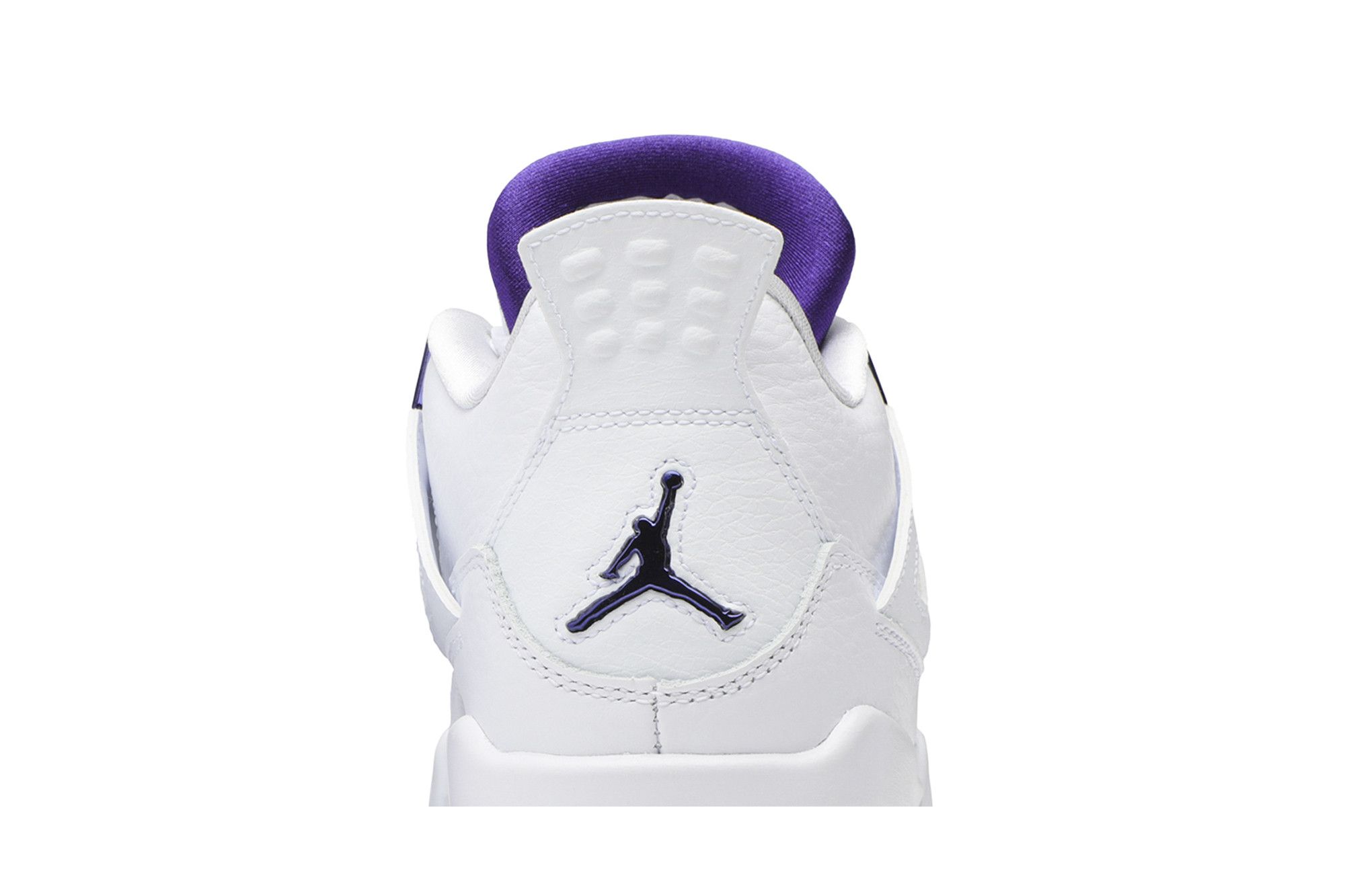 Jordan iv black court purple top