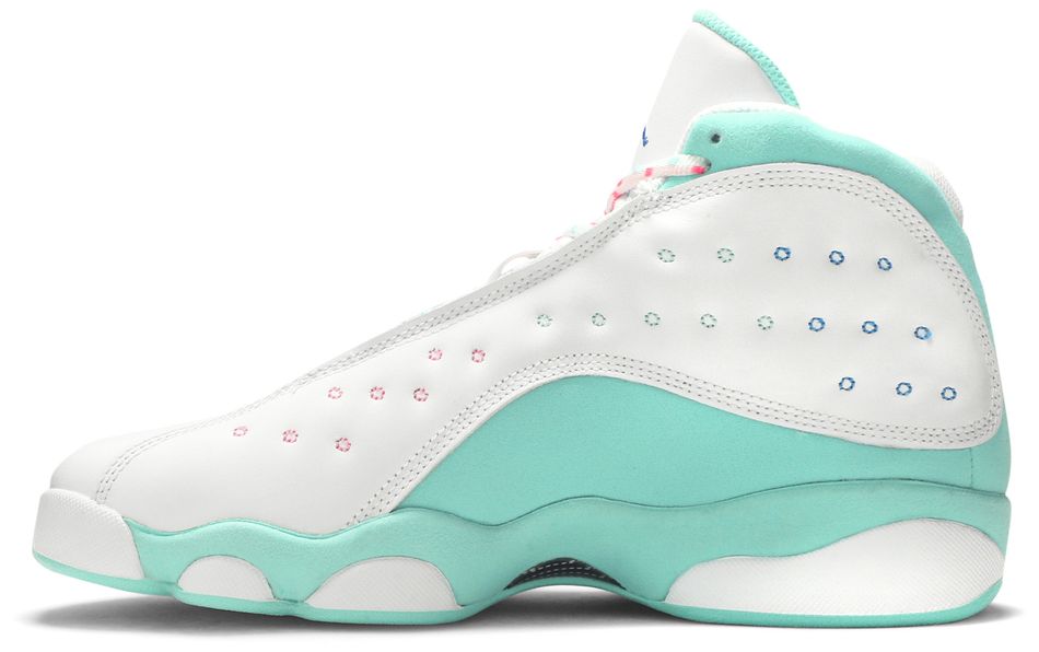 jordan 13 retro green and white