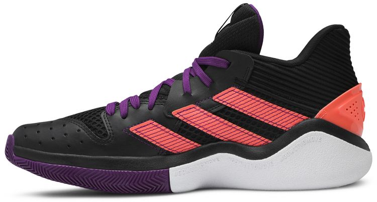 Adidas Harden Stepback Black Purple Coral