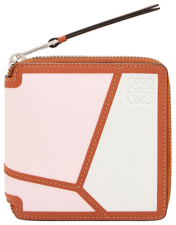 Loewe Puzzle Square Zip Wallet 'Icy Pink'