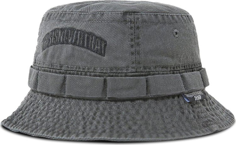 thisisneverthat Overdyed Jungle Bucket Hat 'Charcoal'
