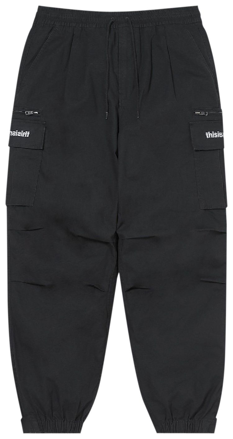 thisisneverthat Zip Cargo Pant Black