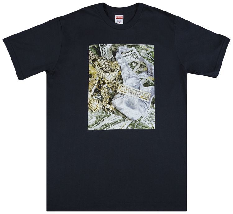 Supreme Bling Tee Navy